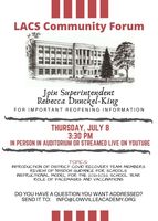 July 8th Community Forum